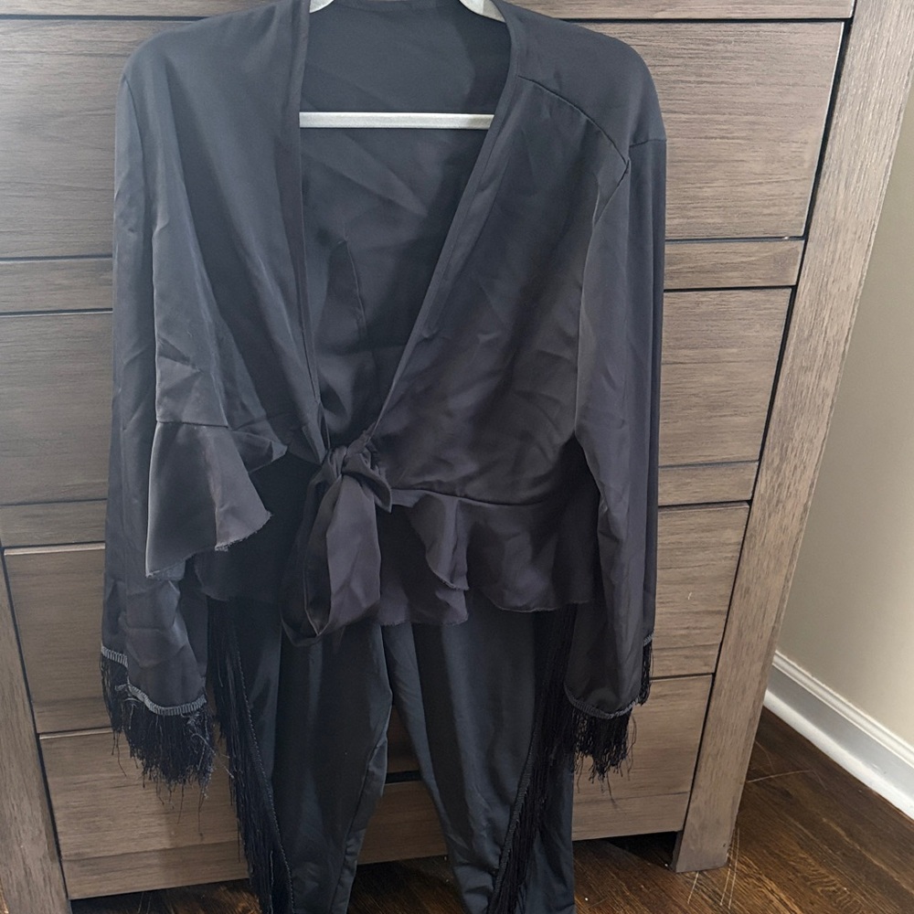 Elegant Black Women's Party Set